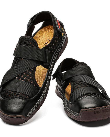 Men's Casual Beach Breathable Plus Size Sandals - Libiyi