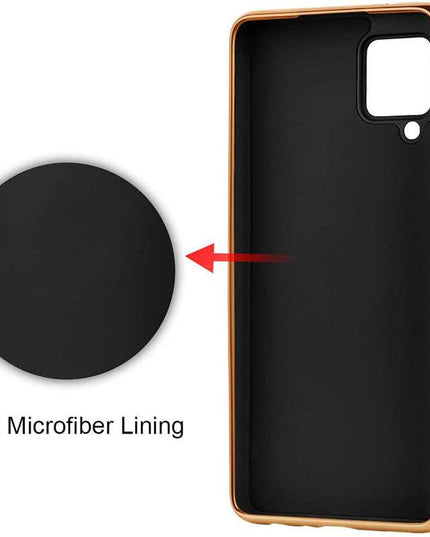 Slim Thin Finger Ring Stand Electroplated Silicone Case For Samsung A32(5G) - Libiyi