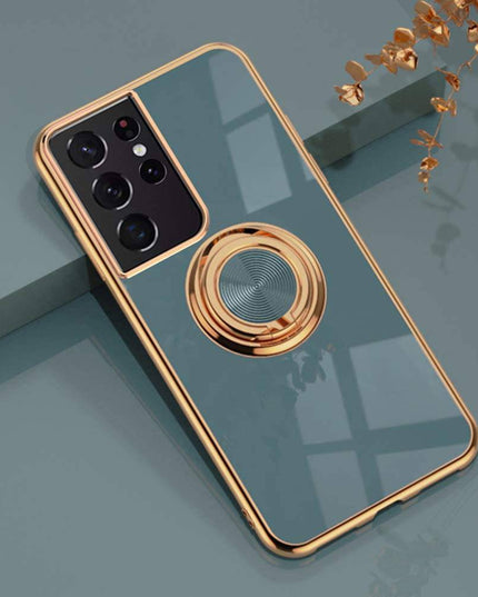 Slim Thin Finger Ring Case For Samsung S21 Ultra - Libiyi