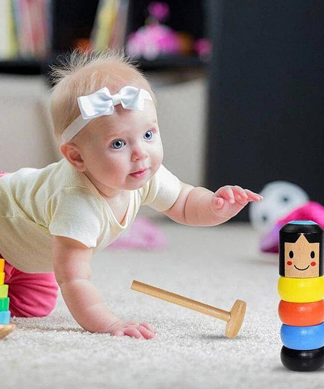 Unbreakable wooden Man Magic Toy - Libiyi