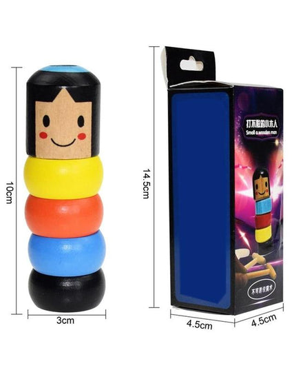 Unbreakable wooden Man Magic Toy - Libiyi
