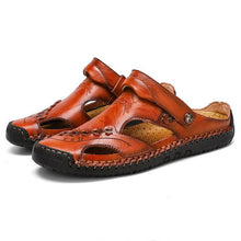 Load image into Gallery viewer, Libiyi Men&#39;s Casual Breathable Handmade Leather Sandals - Libiyi