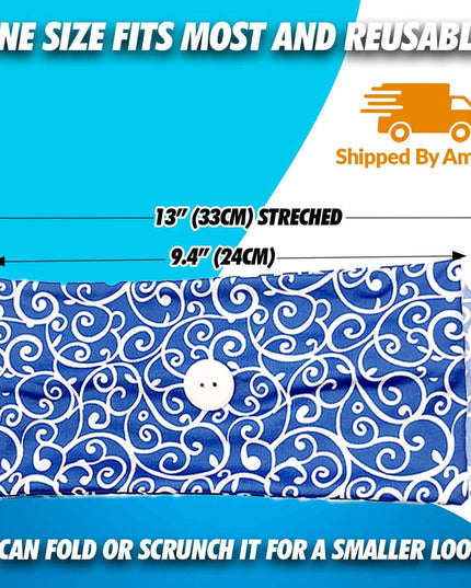 Button Elastic Hair Bands For Ear Saver - Libiyi