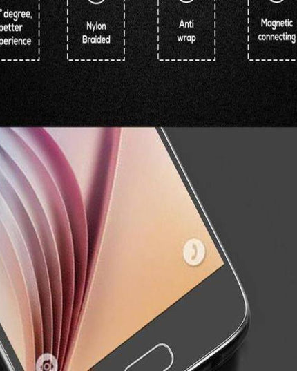 3 in 1 360° Magnetic Charging Cable for Huawei iPhone Samsung - Libiyi