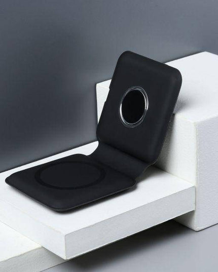 15W Qi Wireless Magnetic 2 in 1 Foldable Fast Charger for iPhone 12 11 Airpods Apple Watch - Libiyi
