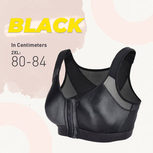 Front Closure Support Sport Bra - Libiyi