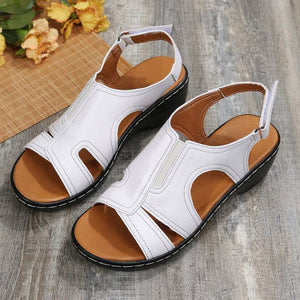 Libiyi Summer Velcro Fish Mouth Casual Women's Sandals - Libiyi