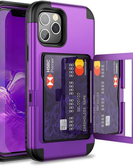 2-in-1 Heavy Duty Protection Case With Hidden Mirror For iPhone 12 Series - Libiyi