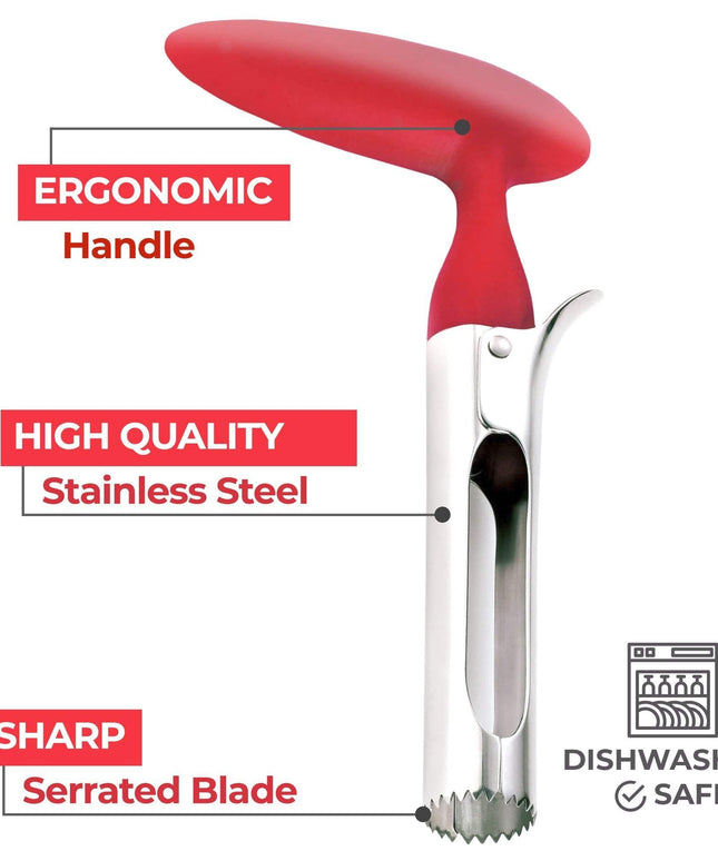 Premium Apple Corer - Easy to Use and Durable Stainless Steel - Libiyi